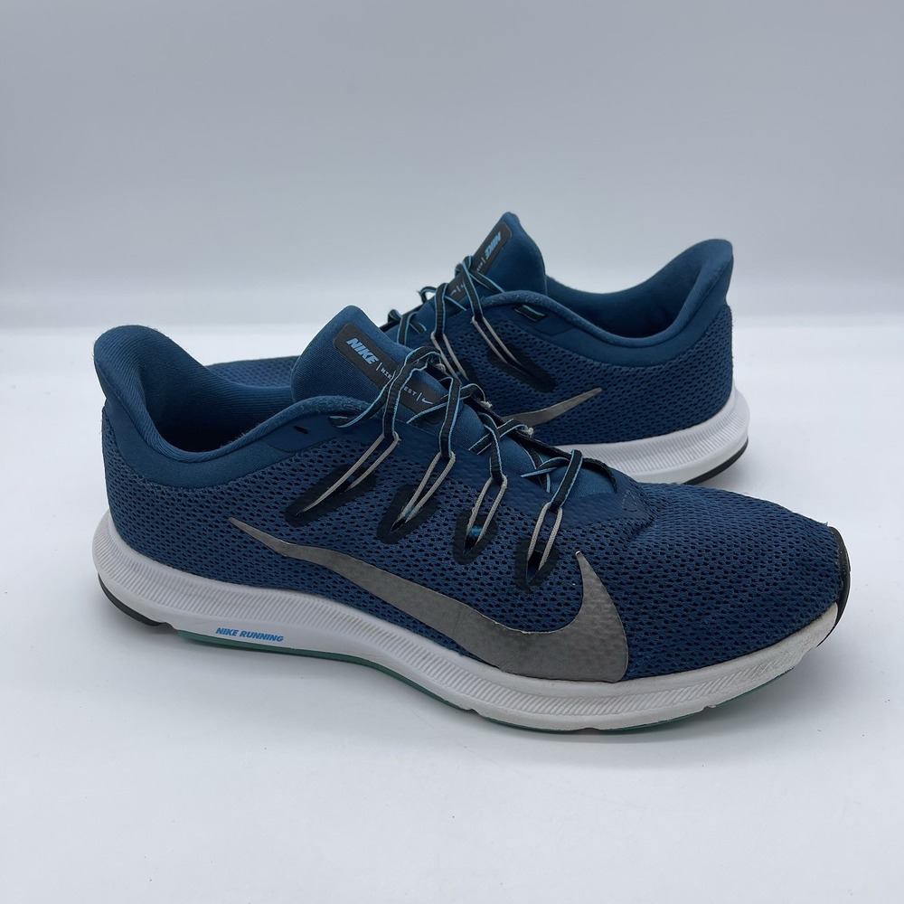 Nike Quest 2 Men's Size 10.5 Running Shoes CI3787-401 Blue Gray Sneakers